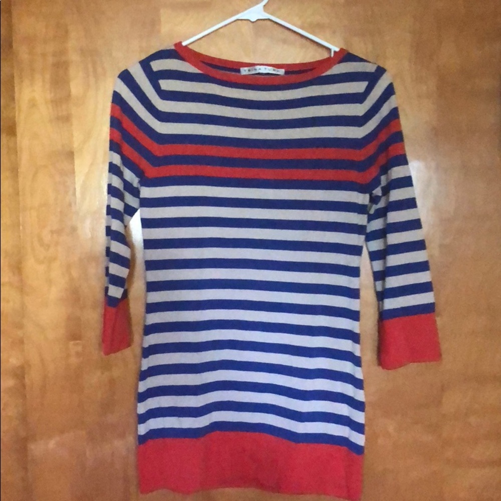 Trina Turk 3/4 length sleeve sweater